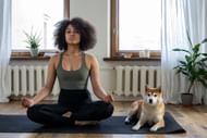 Tired with connection between stress and oily skin? Try yoga! (Image via Pexels)